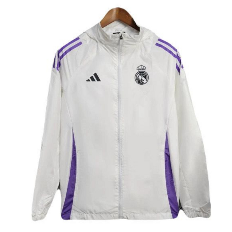 CHAQUETA CORTAVIENTOS REAL MADRID 25/26 ✅