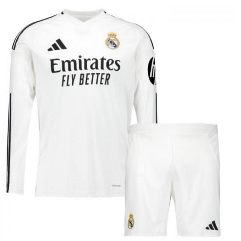 REAL MADRID I 24/25 CONJUNTO INFANTIL (MANGA LARGA)