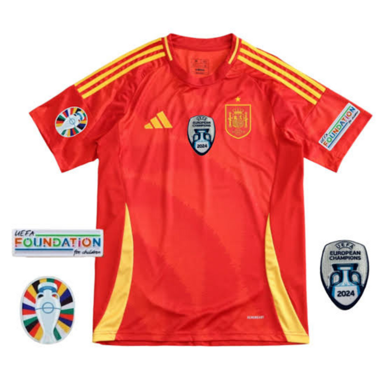 CAMISETA ESPAÑA I + PARCHES 24/25 HOMBRE