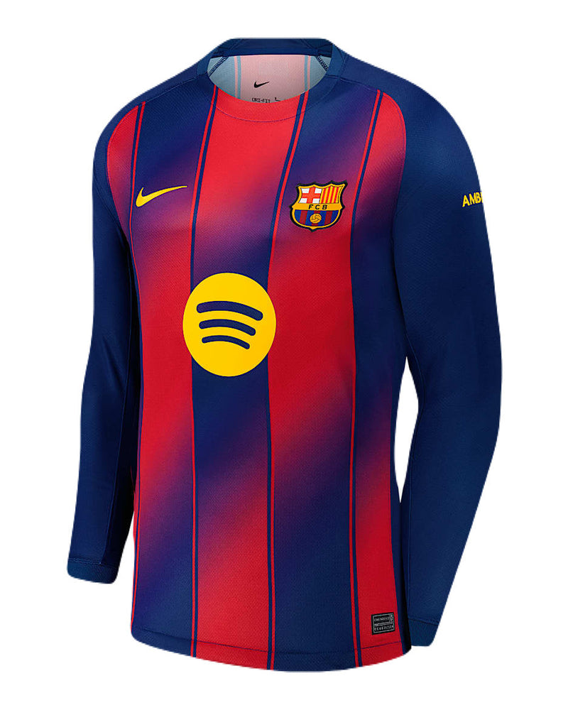 CAMISETA BARCELONA I 25/26 HOMBRE (MANGA LARGA)