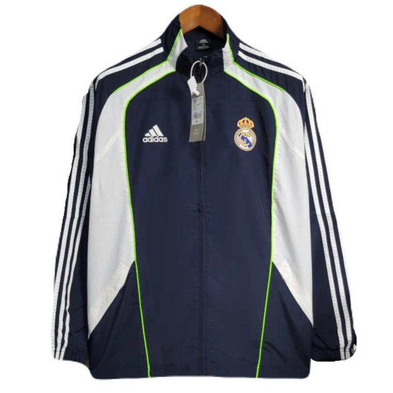 CHAQUETA CORTAVIENTOS REAL MADRID RETRO ✅