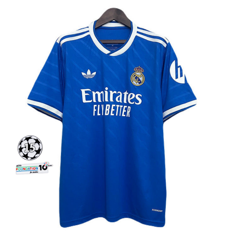 CAMISETA REAL MADRID III + PARCHES 25/26 HOMBRE