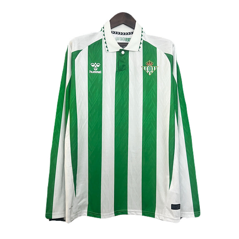 CAMISETA REAL BETIS I 24/25 HOMBRE (MANGA LARGA)