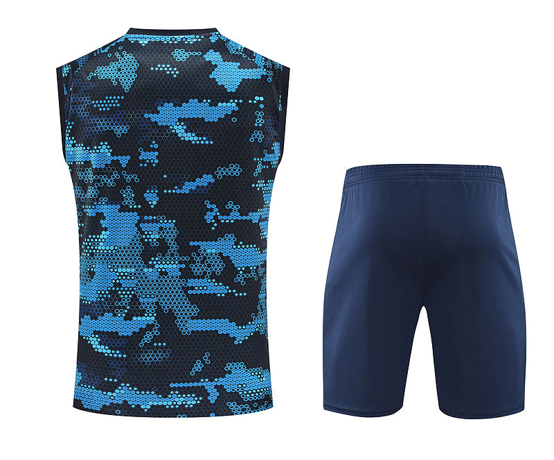 NAPOLI CONJUNTO SIN MANGAS ENTRENAMIENTO 24/25 HOMBRE