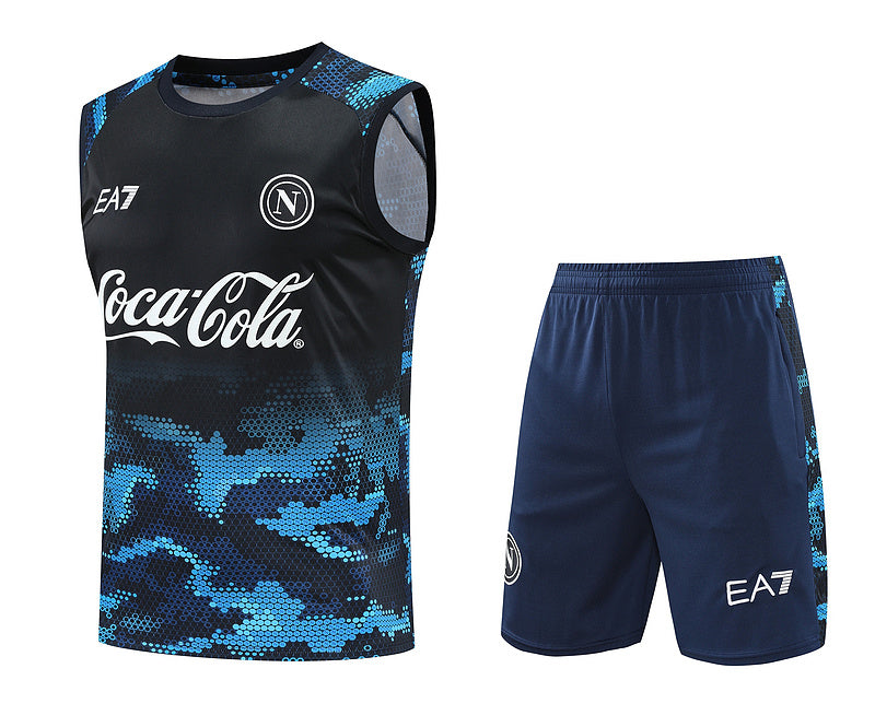 NAPOLI CONJUNTO SIN MANGAS ENTRENAMIENTO 24/25 HOMBRE