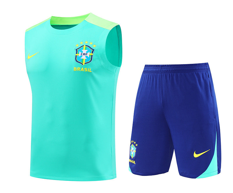 BRASIL CONJUNTO SIN MANGAS ENTRENAMIENTO 24/25 HOMBRE