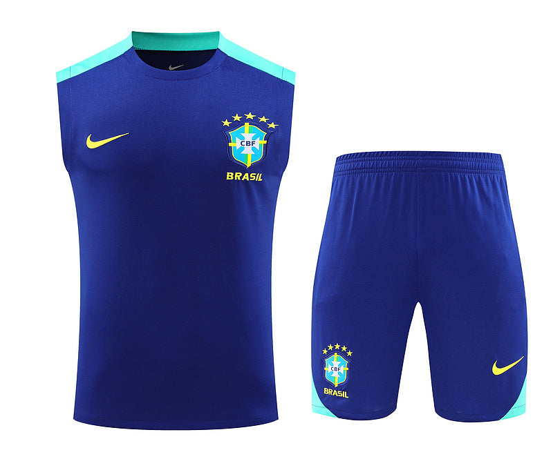 BRASIL CONJUNTO SIN MANGAS ENTRENAMIENTO 24/25 HOMBRE