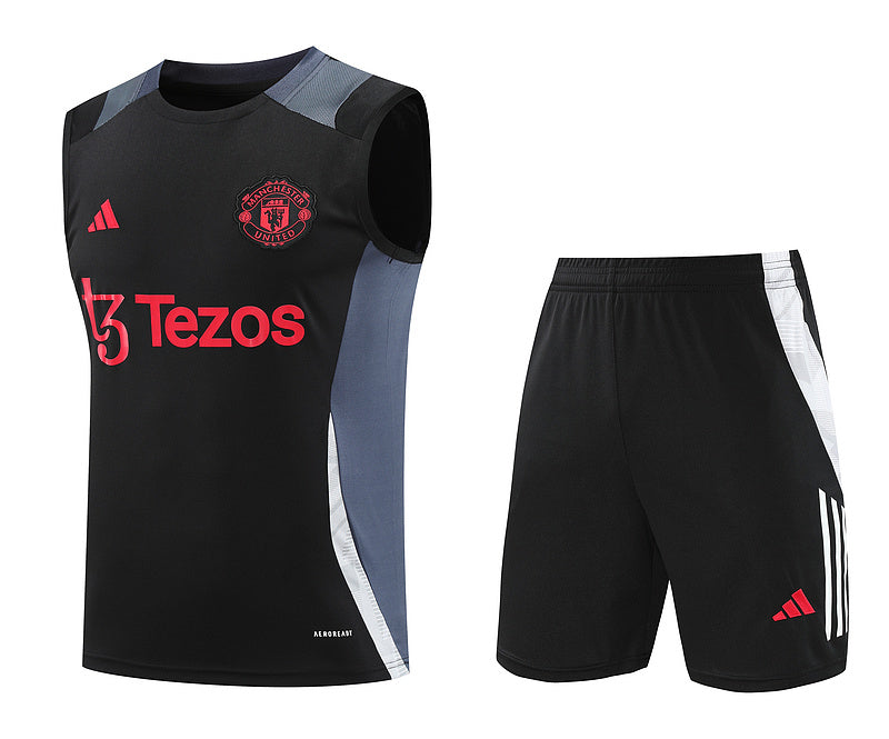MANCHESTER UNITED CONJUNTO SIN MANGAS ENTRENAMIENTO 24/25 HOMBRE