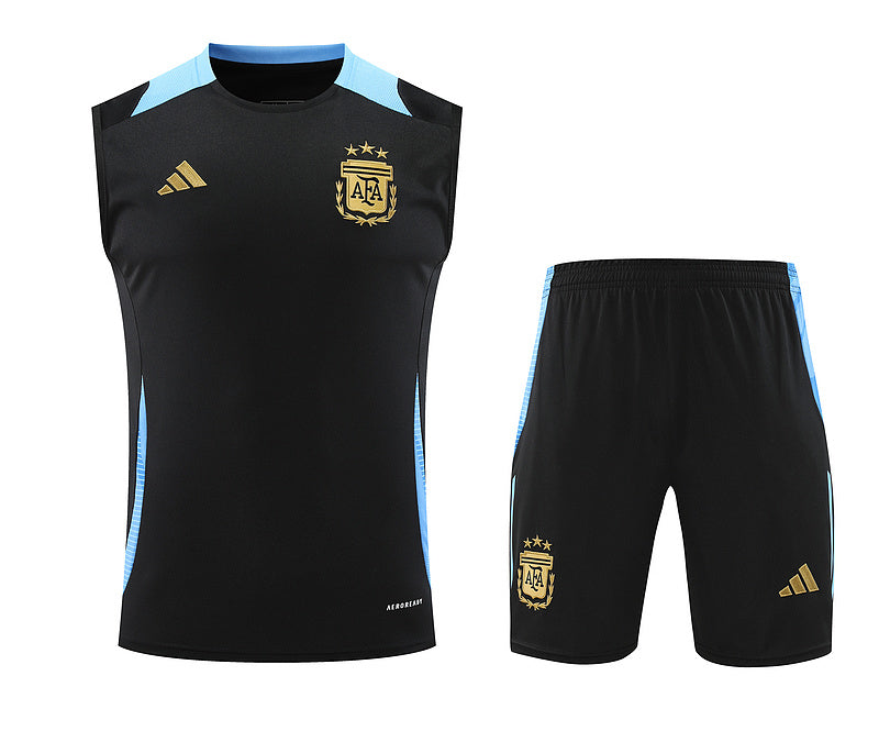 ARGENTINA CONJUNTO SIN MANGAS ENTRENAMIENTO 24/25 HOMBRE