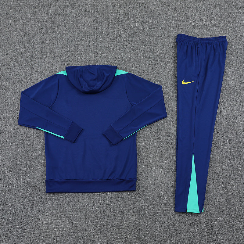 Conjunto Pantalón y Sudadera Con Capucha Brasil 25/26 Hombre