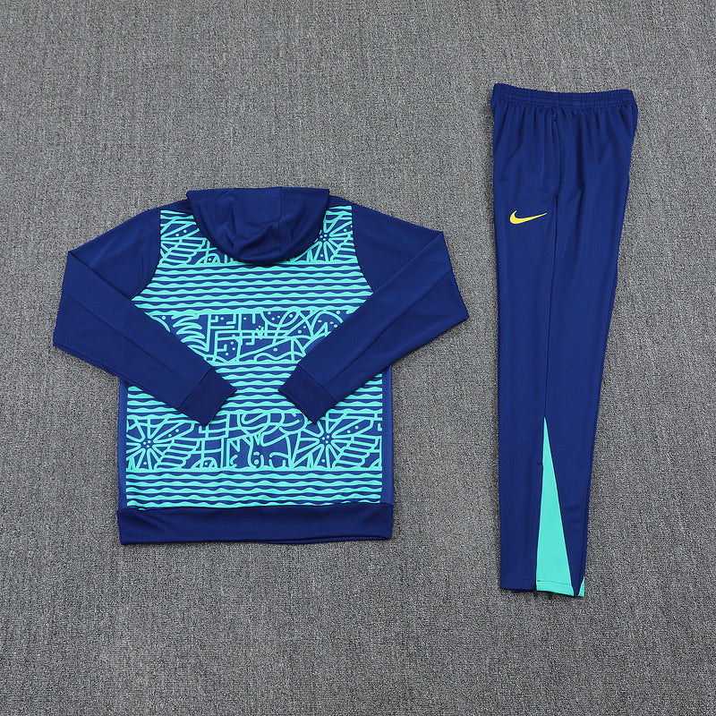 Conjunto Pantalón y Sudadera Con Capucha Brasil 25/26 Hombre