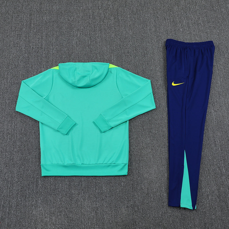 Conjunto Pantalón y Sudadera Con Capucha Brasil 25/26 Hombre