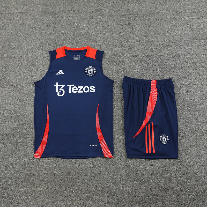 MANCHESTER UNITED CONJUNTO SIN MANGAS ENTRENAMIENTO 24/25 HOMBRE