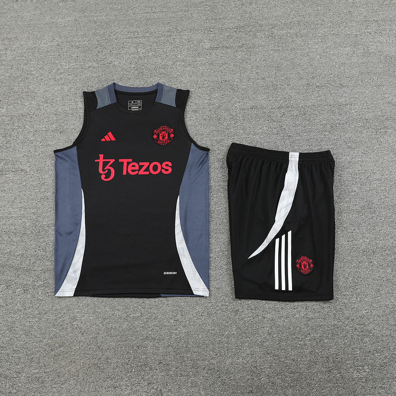 MANCHESTER UNITED CONJUNTO SIN MANGAS ENTRENAMIENTO 24/25 HOMBRE