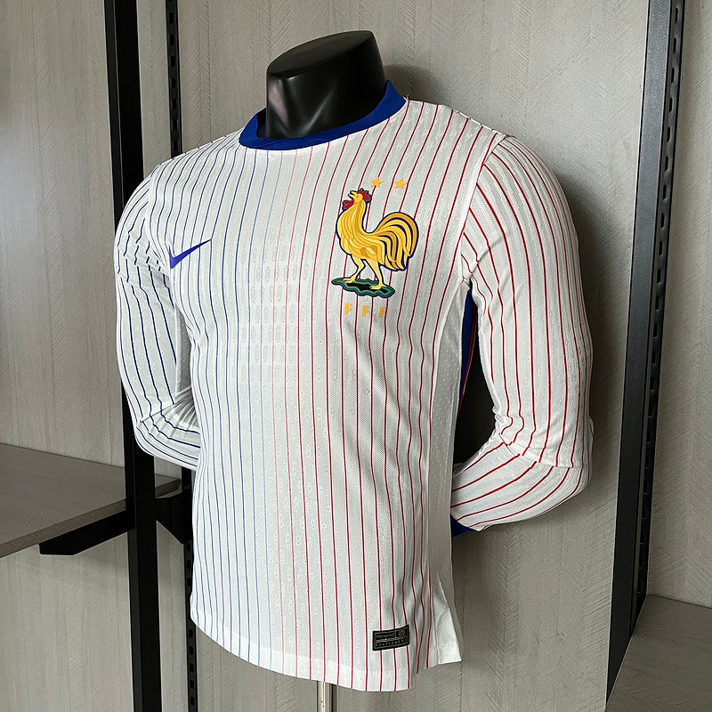 CAMISETA FRANCIA II MANGA LARGA 24/25 HOMBRE (VERSIÓN JUGADOR)