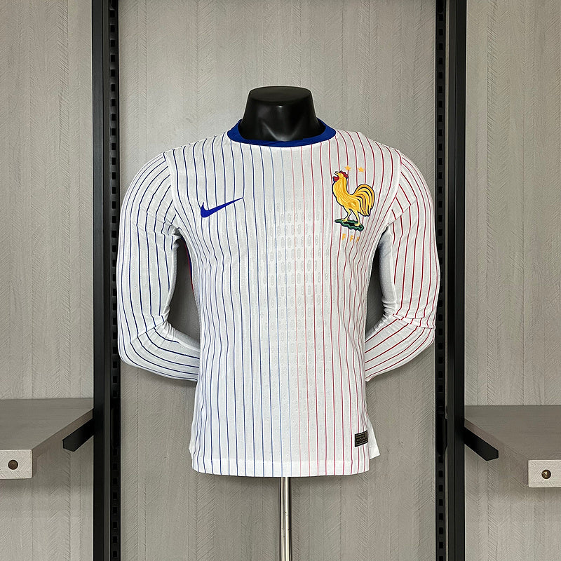 CAMISETA FRANCIA II MANGA LARGA 24/25 HOMBRE (VERSIÓN JUGADOR)