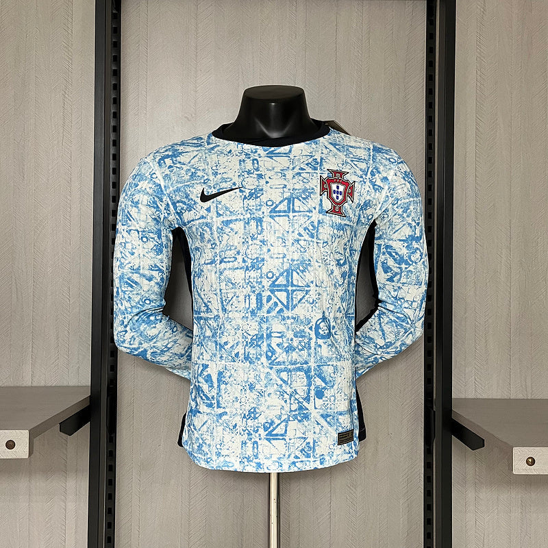 CAMISETA PORTUGAL II MANGA LARGA 24/25 HOMBRE (VERSIÓN JUGADOR)