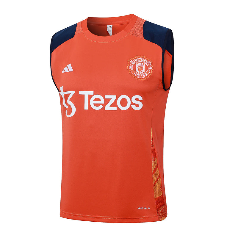 MANCHESTER UNITED CONJUNTO SIN MANGAS ENTRENAMIENTO 24/25 HOMBRE
